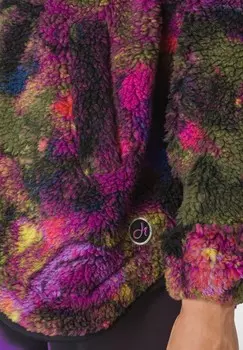 Флисовая куртка ALLOVER TEDDY Deha, мультиколор