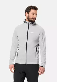 Флисовая куртка ALPGRAT FZ M Jack Wolfskin, цвет cool grey