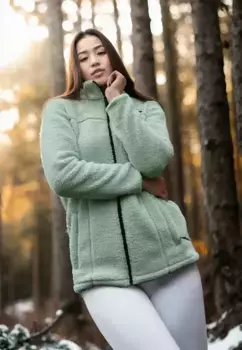 Флисовая куртка Arctic Seven "ASDiania", переходная куртка из шерпа, мятный