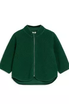 Флисовая куртка Arket, зеленый