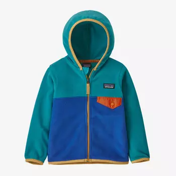 Флисовая куртка Baby Micro D Snap-T Patagonia, цвет Passage Blue