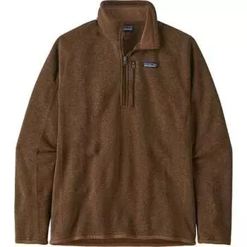Флисовая куртка Better Sweater с молнией 1/4 мужская Patagonia, цвет Moose Brown