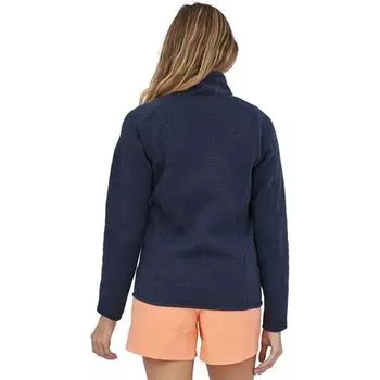 Флисовая куртка Better Sweater с молнией 1/4 женская Patagonia, темно-синий