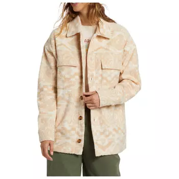 Флисовая куртка Billabong Happy Camper Shacket, цвет Wet Sand