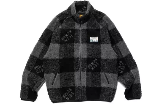 Флисовая куртка Boa в клетку Human Made, красный