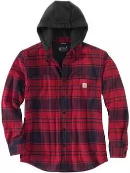 Флисовая куртка CARHARTT, цвет schwarz/rot