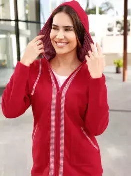 Флисовая куртка Classic Basics, красный