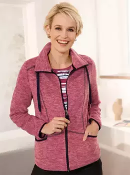 Флисовая куртка Classic Basics, малиновый