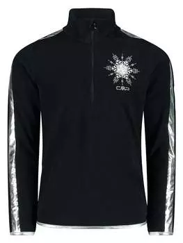 Флисовая куртка CMP Fleecepullover, черный
