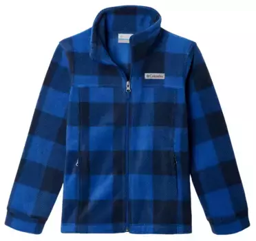 Флисовая куртка Columbia для мальчиков Zing III, цвет Mountain Blue Check