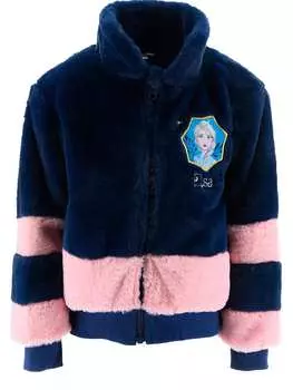 Флисовая куртка Disney Frozen, цвет dunkelblau/rosa