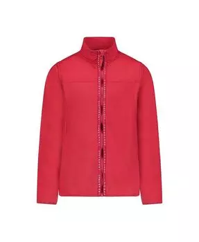 Флисовая куртка для девочек на молнии с высоким воротником, для малышей DKNY, розовый