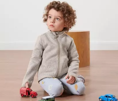 Флисовая куртка для малышей Tchibo, бежевый