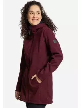 Флисовая куртка elkline, цвет darkred