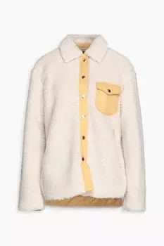 Флисовая куртка Elliot с отделкой ракушками RAG & BONE, слоновая кость