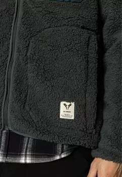 Флисовая куртка Fat Moose, темно-зеленый