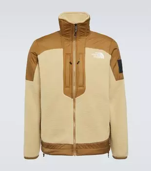 Флисовая куртка fleeski y2k The North Face, коричневый
