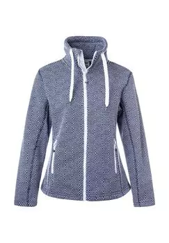 Флисовая куртка FREIDA с высоким воротником стойкой weather report, темно-синий