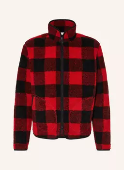 Флисовая куртка GANT, цвет SCHWARZ/ROT
