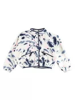 Флисовая куртка GAP, цвет wei/dunkelblau/rosa