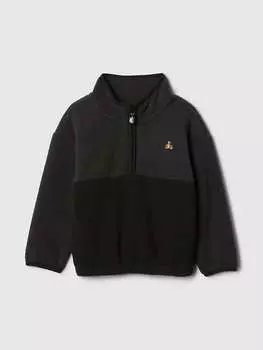 Флисовая куртка GAP Fleecepullover, черный