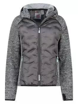 Флисовая куртка Geographical Norway Fleecejacke Tagada, цвет Schwarz/Grau