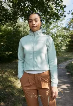 Флисовая куртка GLACIER CROP The North Face, туманный шалфей