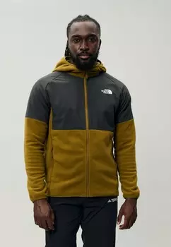 Флисовая куртка GLACIER HEAVYWEIGHT FULL ZIP HD The North Face, темно-зеленый