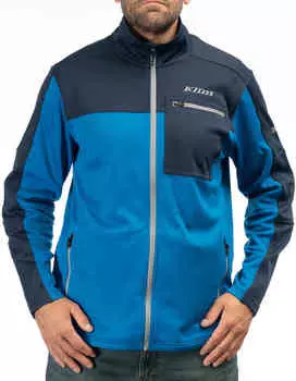 Флисовая куртка Glacier Klim, темно-синий/светло-синий