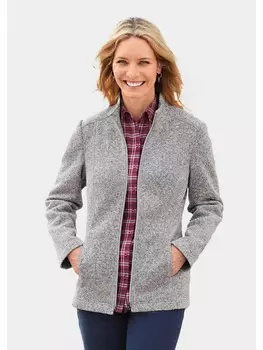 Флисовая куртка GOLDNER, цвет silbergrau/melange