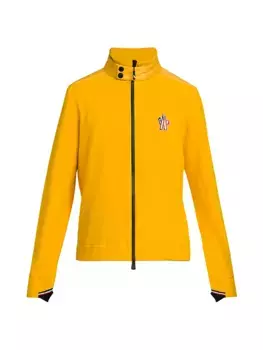 Флисовая куртка Grenoble на молнии спереди Moncler, желтый