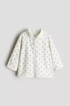 Флисовая куртка H&M, белый