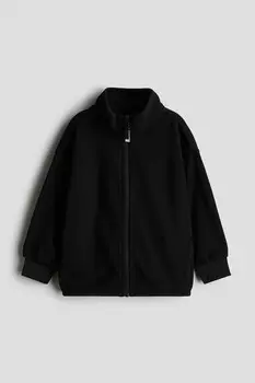 Флисовая куртка H&M, черный