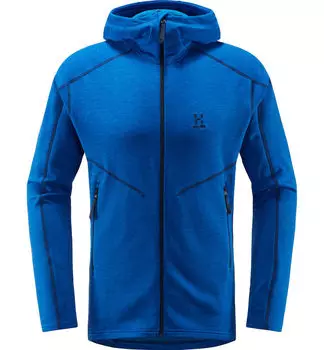 Флисовая куртка Haglfs Heron Hood, цвет Storm Blue