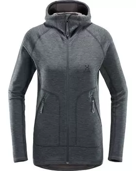 Флисовая куртка Heron с капюшоном Haglfs, серый