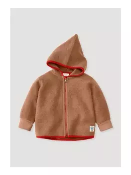 Флисовая куртка Hessnatur, цвет terrabraun