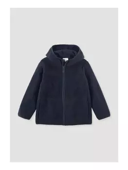 Флисовая куртка Hessnatur Regular aus Bio Merinowolle miBio Baumwolle, синий