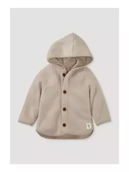 Флисовая куртка Hessnatur Regular aus reiner Bio Baumwolle, песочный