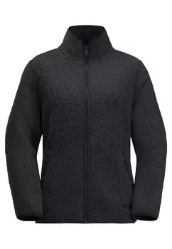 Флисовая куртка HIGH CURL JACKET Jack Wolfskin, черный
