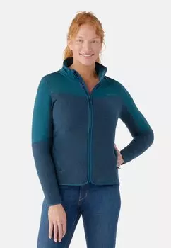 Флисовая куртка HUDSON TRAIL FLEECE FULL ZIP Smartwool, темно-синий