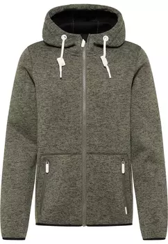 Флисовая куртка ICEBOUND Strick, цвет Oliv Melange