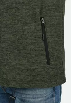 Флисовая куртка IDWILMOT INDICODE JEANS, серый деним