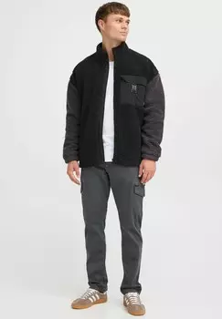 Флисовая куртка INDICODE JEANS, черный