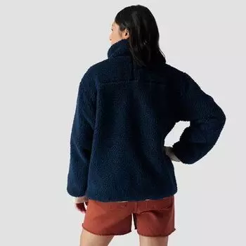 Флисовая куртка из смешанной ткани женская Backcountry, цвет Dress Blues/Golden Oak/Yarrow