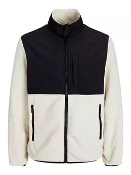 Флисовая куртка Jack & Jones, цвет creme/schwarz