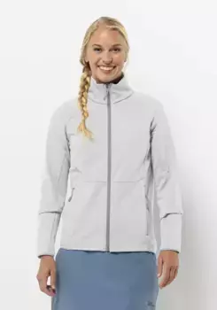 Флисовая куртка Jack Wolfskin "ALPGRAT FZ W", серый