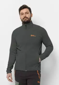 Флисовая куртка Jack Wolfskin "BAISELBERG FZ M", цвет Black-Olive
