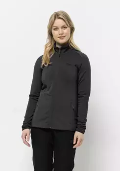 Флисовая куртка Jack Wolfskin "BAISELBERG FZ W", черный
