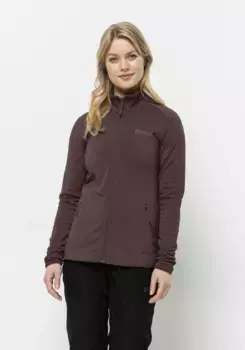 Флисовая куртка Jack Wolfskin "BAISELBERG FZ W", бордовый