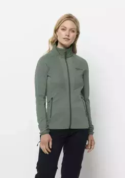 Флисовая куртка Jack Wolfskin "BLATTSTEIG FZ W", зеленый